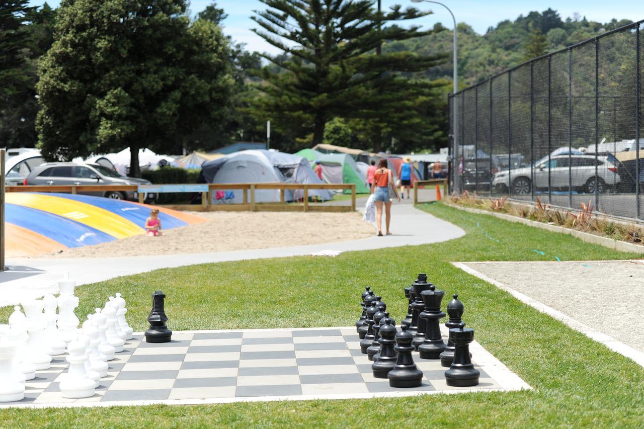 Waikanae Beach Top 10 Holiday Park Gisborne Extérieur photo