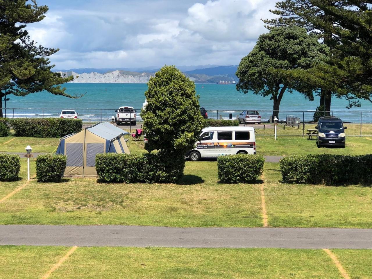 Waikanae Beach Top 10 Holiday Park Gisborne Extérieur photo